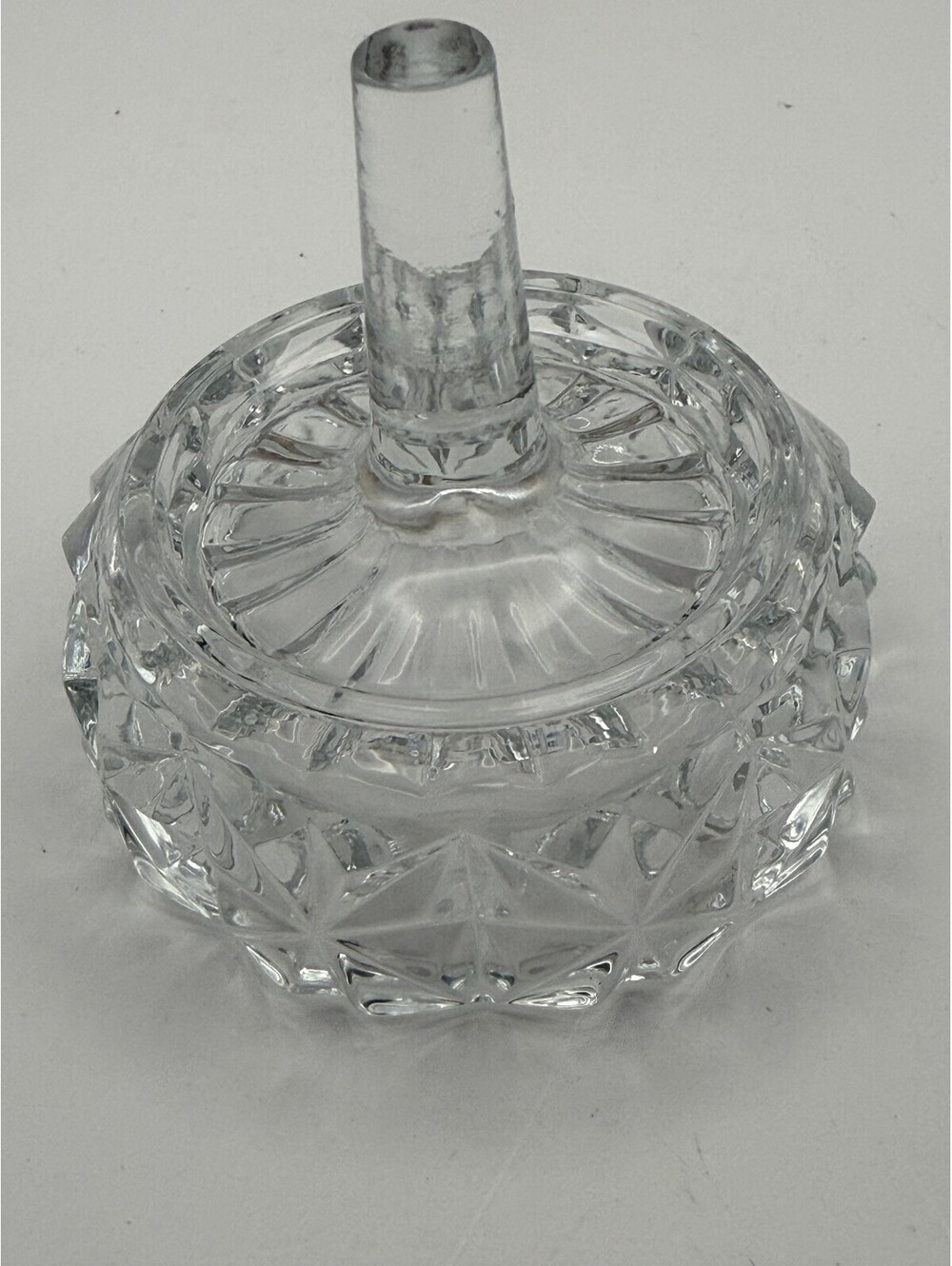 Vintage Cut Crystal Candle Holder Insert Replacement Princess House Style 2.5"